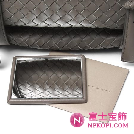 ボッテガヴェネタ/BOTTEGA VENETA/ レザーボストンバッグ/モンテーニュバッグ /スチールグレー272801 v0016 2873